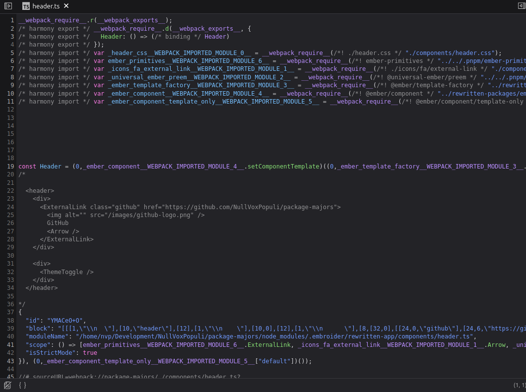default devtool option