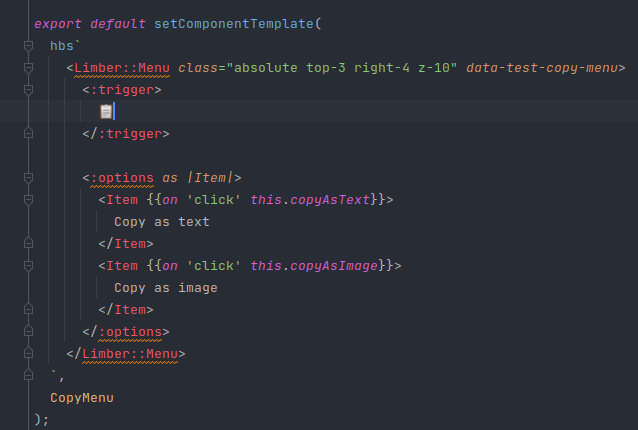 proof of hbs highlighting in typescript